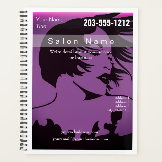 Planificador Diario Salón de Cabello - HAMbyWG (Anverso)