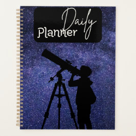 Planificador Diario Tema Galaxia Observando las Es