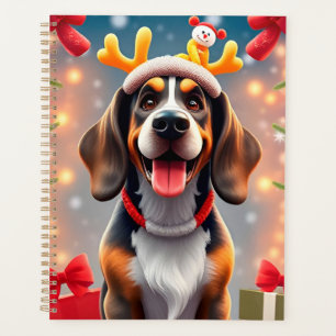 Planificador Divertido de Navidad para Perros Rega
