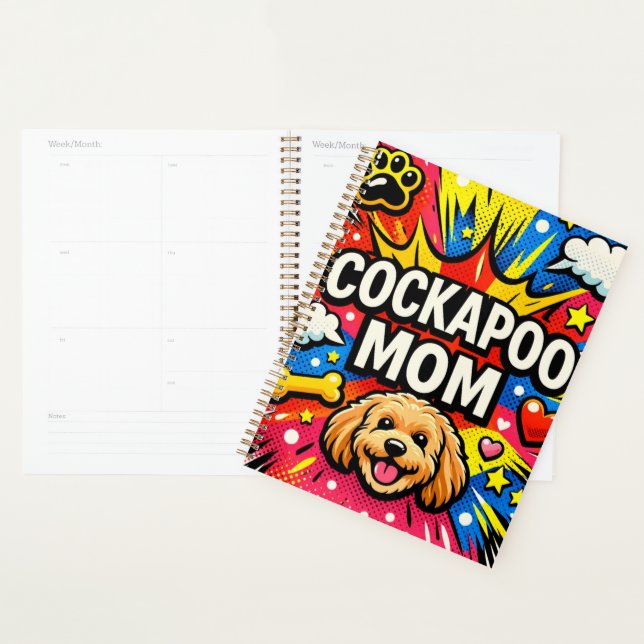 Planificador divertido para mamá de Cockapoo (Demostración)