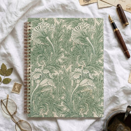 Planificador Elegante de Tulipanes Verdes William