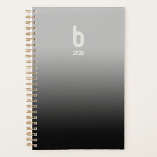 Planificador en espiral negro – 2026 Breath