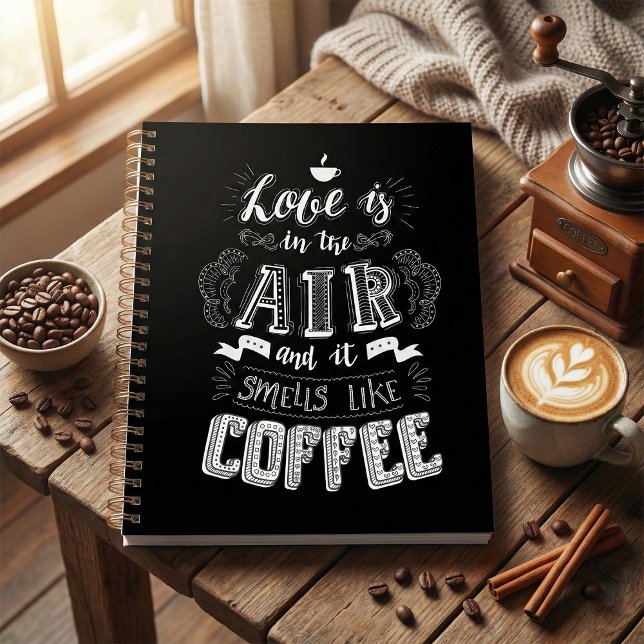 Planificador en espiral que huele a café (Subido por el creador)