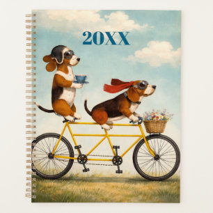 Planificador en tándem personalizado de Basset Hou
