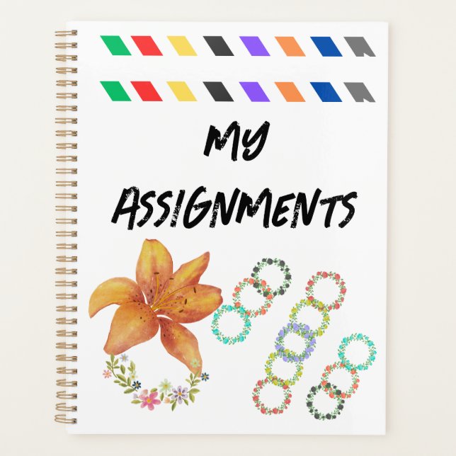 Planificador escolar (Anverso)