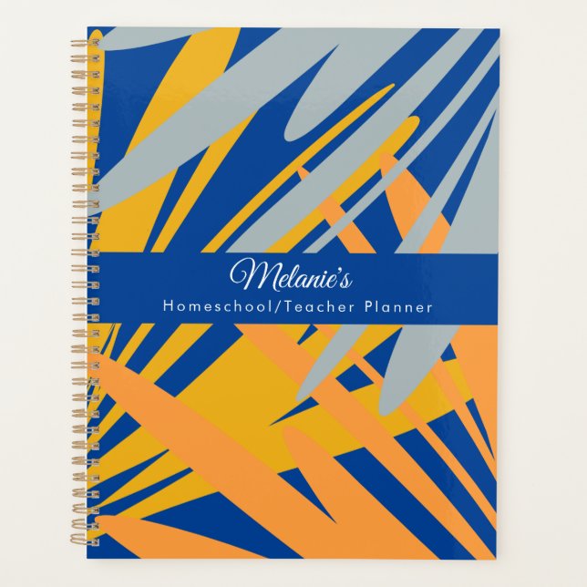 Planificador Escolar de Hogar de Escuela de Maestr (Anverso)