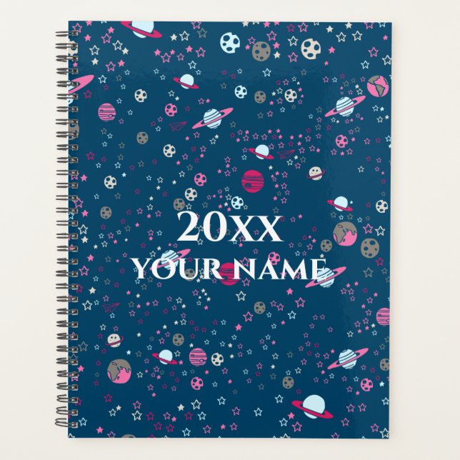 Planificador espacial personalizado para niños (Anverso)