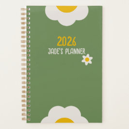 Planificador floral DAISY GREEN - 2026