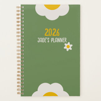 Planificador floral DAISY GREEN - 2026