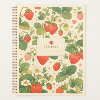 Planificador Floral de Jardín de Fresas para Uso D