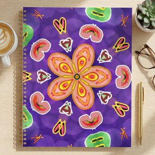 Planificador floral moderno chic dibujado a mano