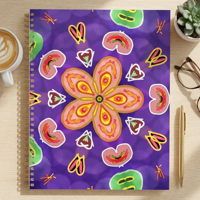 Planificador floral moderno chic dibujado a mano (Subido por el creador)