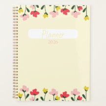 Planificador floral – Temática de flores elegante