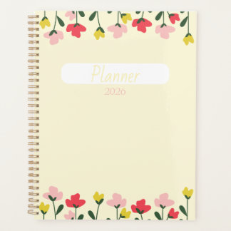 Planificador floral – Temática de flores elegante