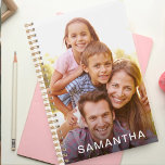 Planificador fotográfico Personalizado de nombres<br><div class="desc">Los planificadores personalizados hacen un gran regalo para cualquier persona. Personaliza con una foto y un nombre para hacer un regalo único para navidades,  cumpleaños o cualquier otra ocasión especial.</div>