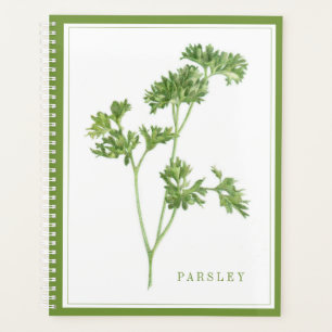 Planificador FRESH PARSLEY 8.5x11 / Verde