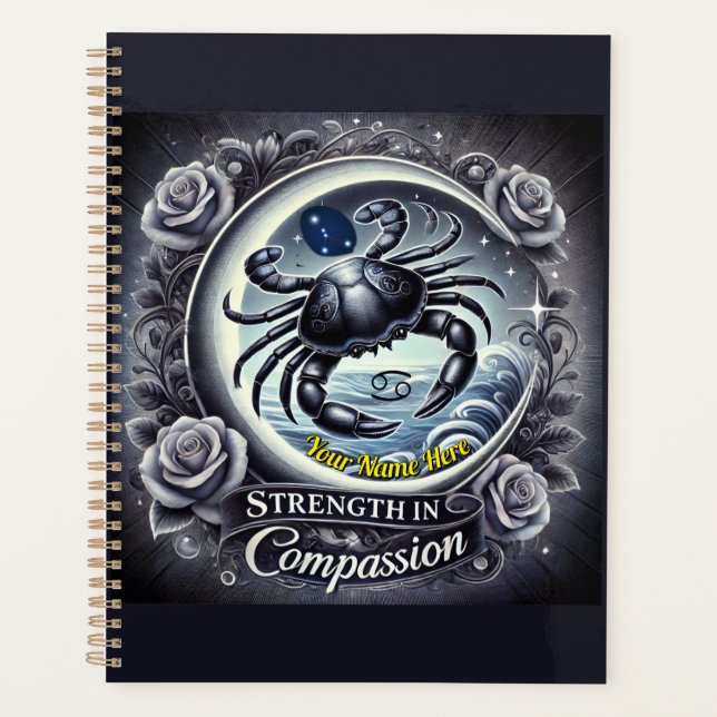 Planificador "Fuerza en la compasión" contra el cá (Anverso)