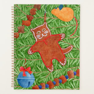 PLANIFICADOR GINGERBREAD KITTY 8.5x11