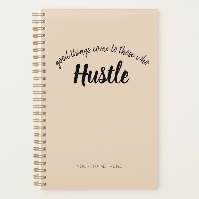 Planificador "Hustle" (Anverso)