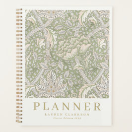 Planificador inspirado en Art Nouveau Morris