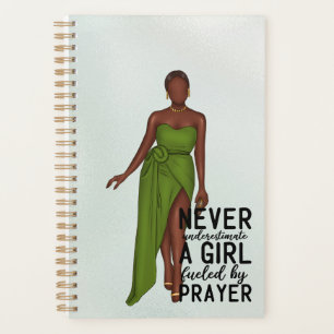 Planificador Inspirador de Chica negro sin fecha