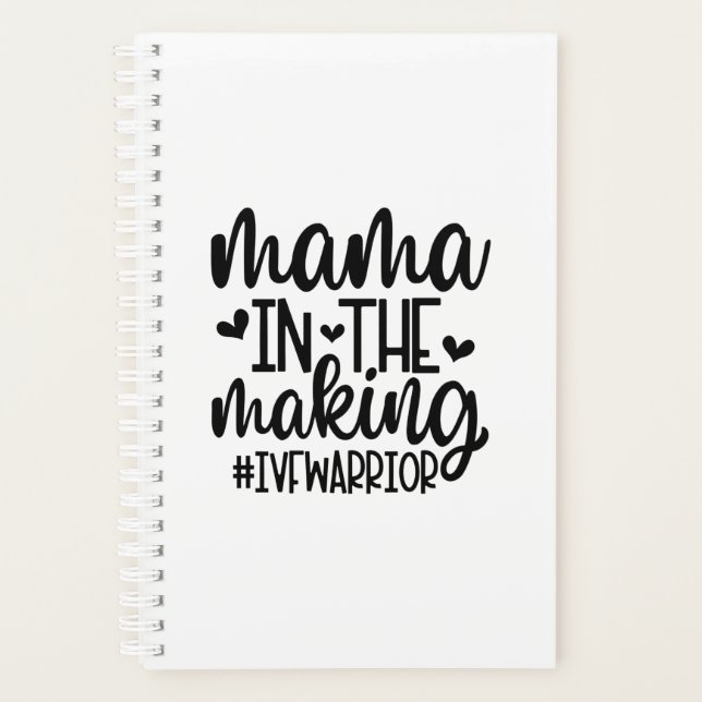 Planificador IVF personalizado #mamainthemaking (Anverso)