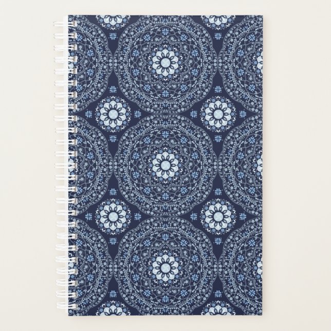 Planificador Mandala Azul (Anverso)