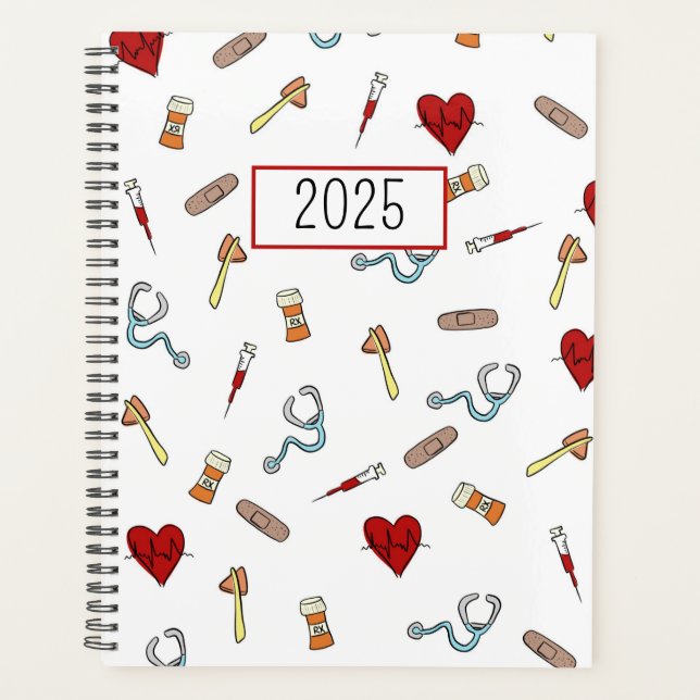 Planificador médico semanal/diario (Anverso)