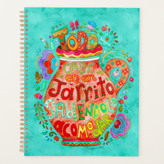 Planificador mexicano con dicho o Refrán