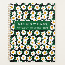 Planificador minimalista de flores modernas