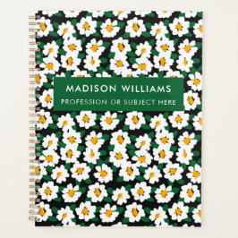 Planificador minimalista de flores modernas