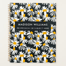 Planificador minimalista de flores modernas