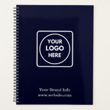 Planificador minimalista de Navy | Logotipo corpor