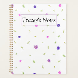 Planificador mínimo de flores - Regalo de Navidade