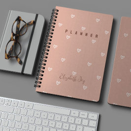 Planificador mínimo de Personalizable de corazones