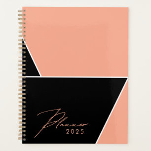 Planificador moderno personalizado abstracto elega