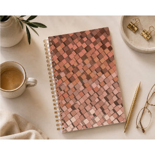 Planificador Mosaico Tonos Terrosos Modernos