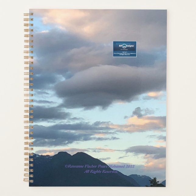 Planificador (MountainView #1) RFPMDesigns ©️ 2022 (Anverso)