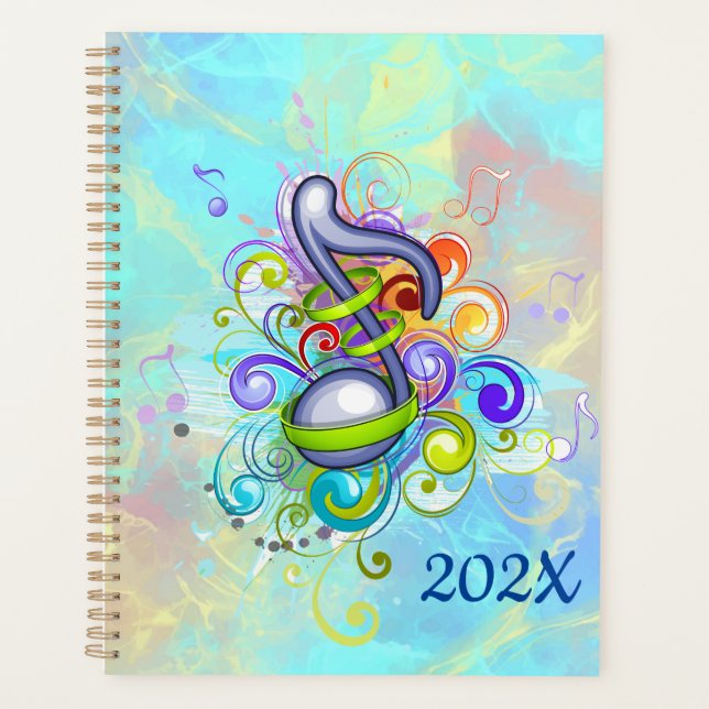 Planificador Musical Anual Personalizado (Anverso)