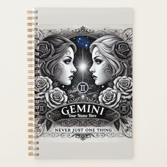 Planificador "Nunca Sólo Una Cosa" de Gemini (Anverso)