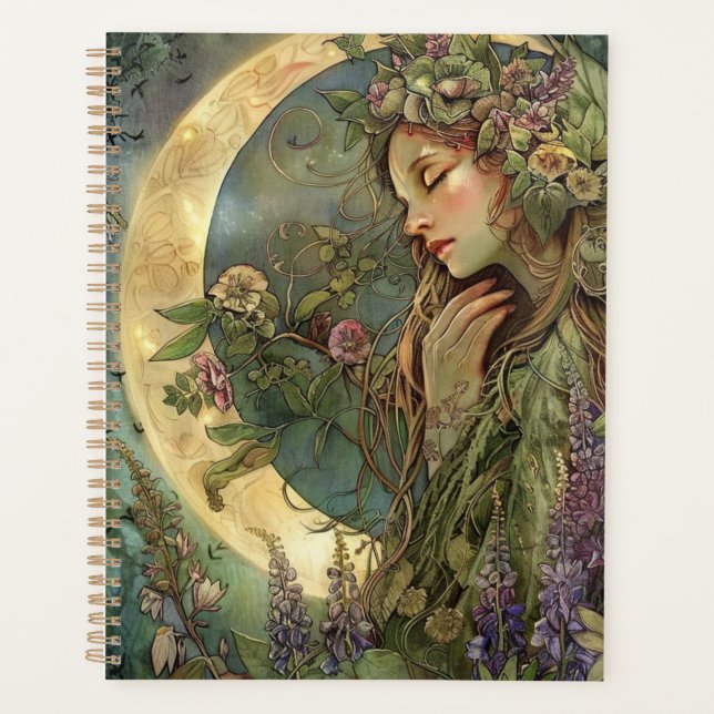 Planificador Ostara Luna Creciente (Anverso)