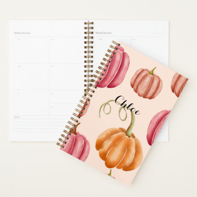 PLANIFICADOR PARA EL otoño+autum, calabazas (Demostración)