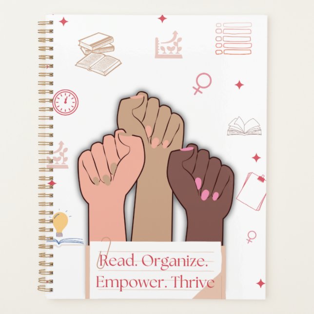 Planificador para las mujeres - Organizar, empoder (Anverso)