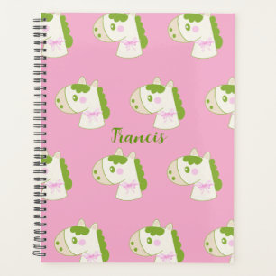 Planificador Pastel Personalizado Caballos Lindos