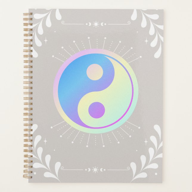Planificador Pastel Yin-Yang (Anverso)