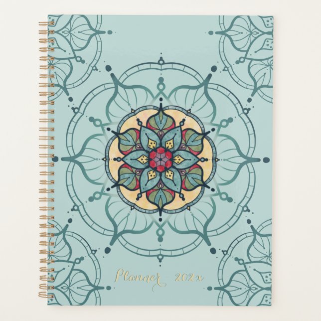 Planificador personal de Mandala (Anverso)