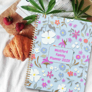 Planificador Personal Familiar de Arte Floral Dits