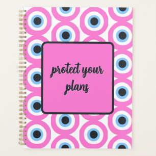planificador personalizable ojo malo rosa 🧿