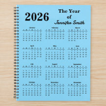 Planificador Personalizado 2026 El Año del Nombre 