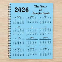 Planificador Personalizado 2026 El Año del Nombre 